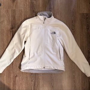 Womens The North Face White Apex Soft Shell Jacket Sz XS